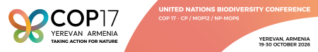 COP17 Banner - COP17 Yervan Armenia - Taking Action for Nature - 19-30 October 2026