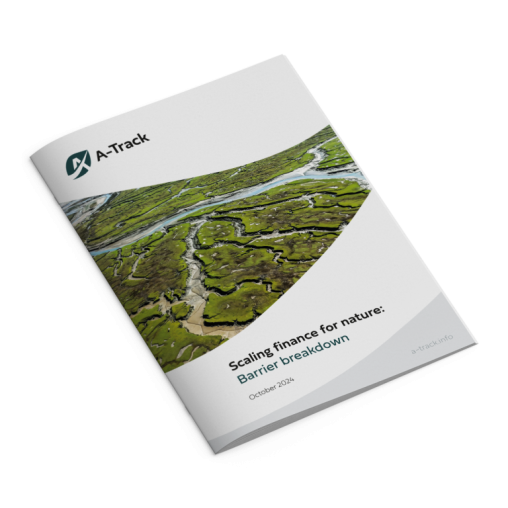 Report cover - Scaling finance for nature: Barrier breakdown