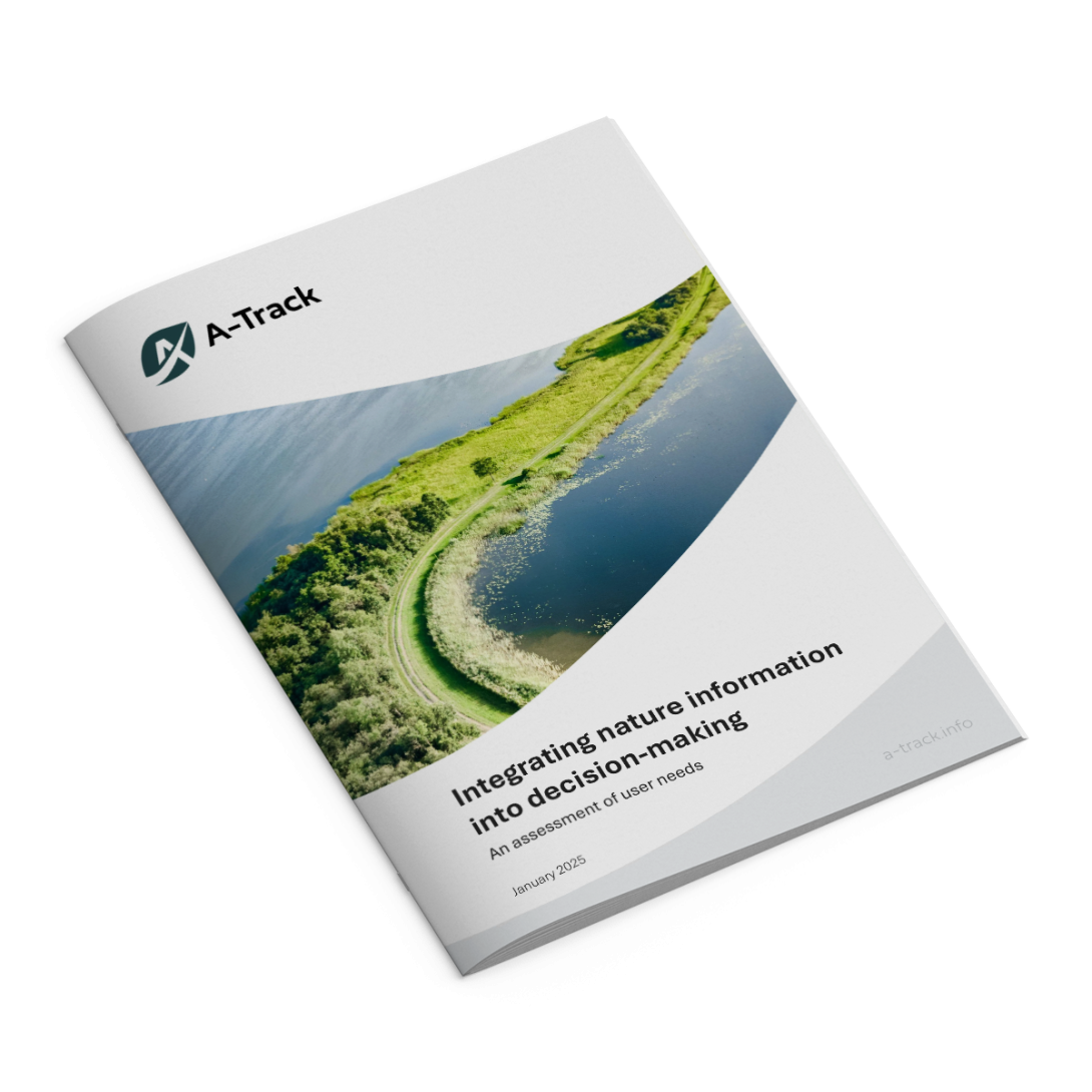 Report cover - Integrating nature information into decision-making
